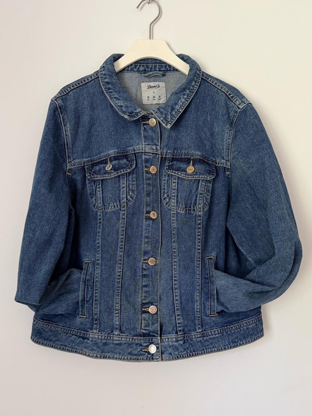 Denim&Co Men's Junior Classic Blue Jean Jacket